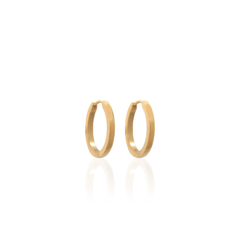 Gold Lennox Hoops | Earrings | A Weathered Penny